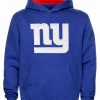 Sports Fan Shop * | Outerstuff Preschool Girls And Boys Blue New York Giants Fan Gear Primary Logo Pullover Hoodie Royal