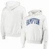 Sports Fan Shop * | Champion Men'S Hampton Pirates Tall Arch Pullover Hoodie Heathered Gray