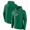 Sports Fan Shop * | Fanatics Men'S Branded Dallas Stars Primary Logo Pullover Hoodie Kelly Green