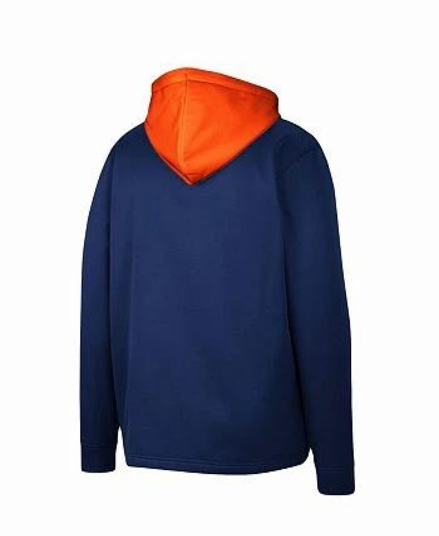 Sports Fan Shop * | Men'S Syracuse Orange Luge 3.0 Quarter-Zip Hoodie Navy