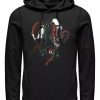 Hoodies & Sweatshirts * | Men'S Marvel Spider-Man Bad Conscience Fleece Pullover Hoodie Black