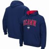 Sports Fan Shop * | Men'S Uconn Huskies Arch And Logo 3.0 Pullover Hoodie Navy