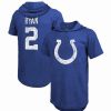 Sports Fan Shop * | Majestic N'S Threads Matt Ryan Indianapolis Colts Player Name & Number Short Sleeve Hoodie T-Shirt Royal