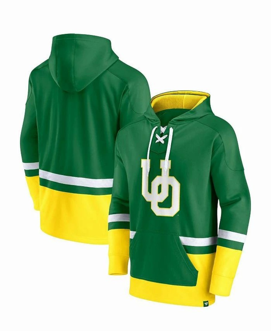 Sports Fan Shop * | Fanatics Men'S Branded Oregon Ducks First Battle Pullover Hoodie Green