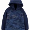 Kids * | Carter'S Toddler Boys Camo French Terry Pullover Hoodie Blue