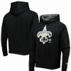 Sports Fan Shop * | New Era Men'S New Orleans Saints Training Collection Raglan Pullover Hoodie Black