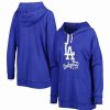 Sports Fan Shop * | Women'S Los Angeles Dodgers Pre-Game Raglan Pullover Hoodie Royal