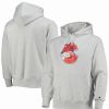 Sports Fan Shop * | Champion Men'S Clemson Tigers Team Vault Logo Reverse Weave Pullover Hoodie Heathered Gray