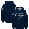 Sports Fan Shop * | Outerstuff Youth Boys Dallas Cowboys The Champ Is Here Pullover Hoodie Navy