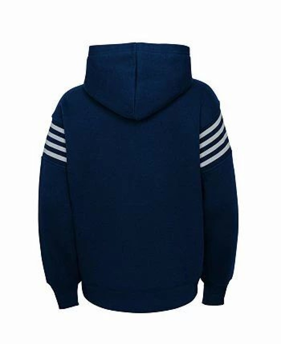 Sports Fan Shop * | Outerstuff Youth Boys Dallas Cowboys The Champ Is Here Pullover Hoodie Navy