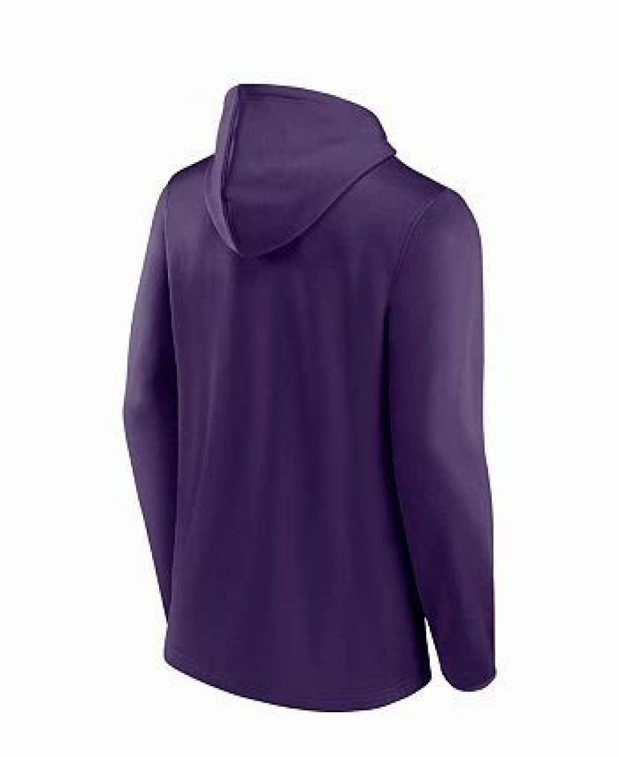 Sports Fan Shop * | Fanatics Men'S Branded Baltimore Ravens Ball Carrier Full-Zip Hoodie Purple, Black