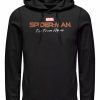 Hoodies & Sweatshirts * | Marvel Men'S Spider-Man Far From Home, Pullover Hoodie Black