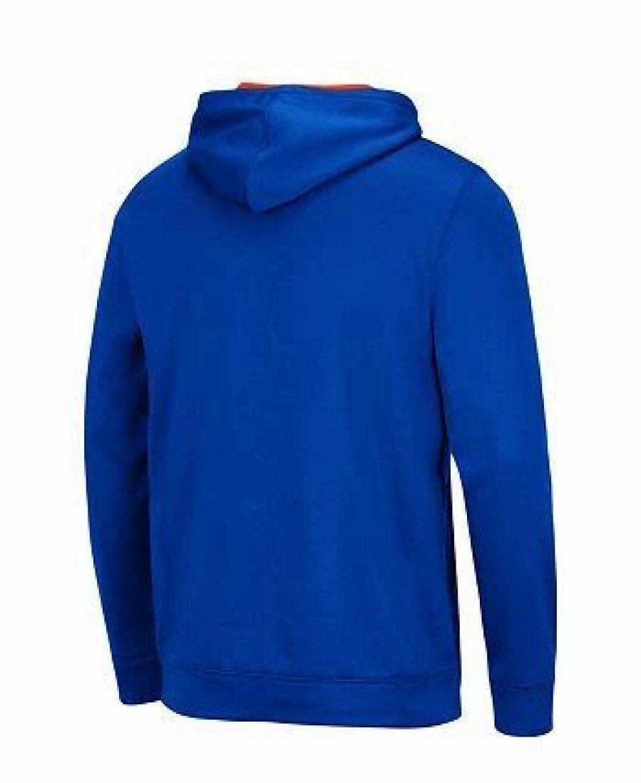 Sports Fan Shop * | Men'S Boise State Broncos Sunrise Pullover Hoodie Royal