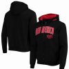 Sports Fan Shop * | Men'S New Mexico Lobos Arch & Logo 3.0 Full-Zip Hoodie Black