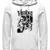 Hoodies & Sweatshirts * | Marvel Men'S Classic Venom Comic Poster, Pullover Hoodie White