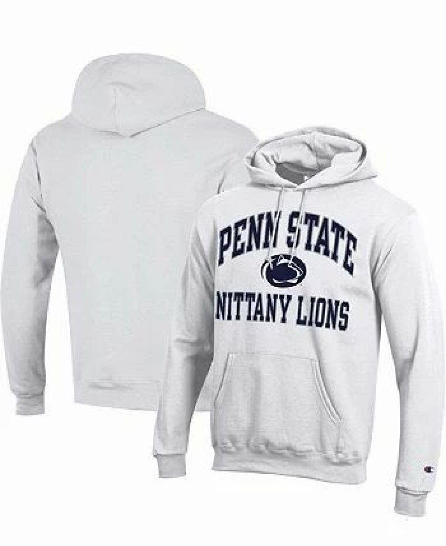 Sports Fan Shop * | Champion Men'S Penn State Nittany Lions High Motor Pullover Hoodie White