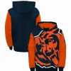 Sports Fan Shop * | Outerstuff Youth Boys Chicago Bears Poster Board Full-Zip Hoodie Navy, Orange