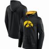 Sports Fan Shop * | Fanatics Men'S Branded Iowa Hawkeyes On The Ball Pullover Hoodie Black