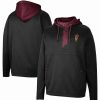 Sports Fan Shop * | Men'S Arizona State Sun Devils Luge 3.0 Quarter-Zip Hoodie Black