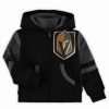 Sports Fan Shop * | Outerstuff Preschool Unisex Vegas Golden Knights Faceoff Fleece Full-Zip Hoodie Jacket Black