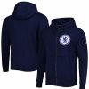 Sports Fan Shop * | Nike Men'S Chelsea Club Fleece Full-Zip Hoodie Navy