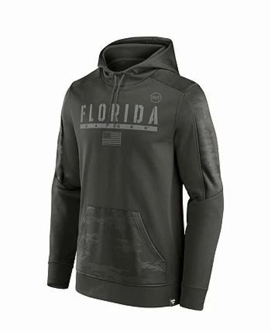 Sports Fan Shop * | Fanatics Men'S Branded Florida Gators Operation Hat Trick Military-Inspired Appreciation Guardian Pullover Hoodie Olive