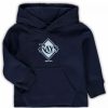 Sports Fan Shop * | Outerstuff Toddler Tampa Bay Rays Primary Logo Pullover Hoodie Navy