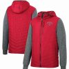 Sports Fan Shop * | Men'S Ohio State Buckeyes Course Herringbone Full-Zip Hoodie Scarlet