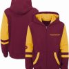 Sports Fan Shop * | Outerstuff Youth Boys Washington Football Team Stadium Full-Zip Hoodie Burgundy