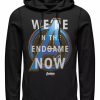 Hoodies & Sweatshirts * | Marvel Men'S Avengers Endgame We'Re In The Game Now, Pullover Hoodie Black