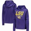 Sports Fan Shop * | Outerstuff Boys Youth Lsu Tigers Fast Pullover Hoodie Purple