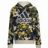 Kids * | Adidas Big Boys Long Sleeve Core Camo All Over Print Pullover Hoodie Alumina