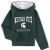 Sports Fan Shop * | Toddler Boys And Girls Michigan State Spartans Chimney Sweep Raglan Pullover Hoodie Green