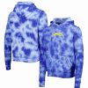 Sports Fan Shop * | New Era Men'S Los Angeles Chargers Team Tie-Dye Pullover Hoodie Powder Blue