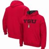 Sports Fan Shop * | Men'S Youngstown State Penguins Arch And Logo Pullover Hoodie Red