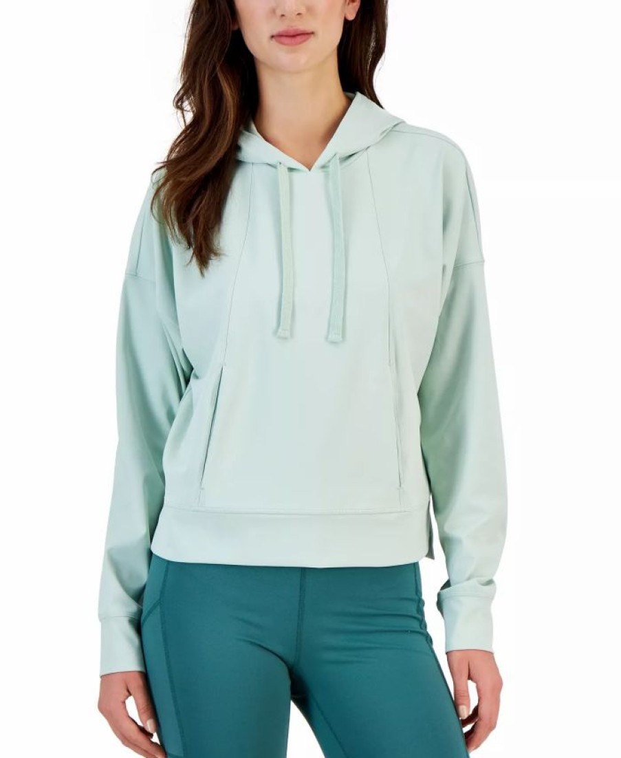 Women * | Women'S Drop-Shoulder Pouch-Pocket Hoodie, Created For Macy'S