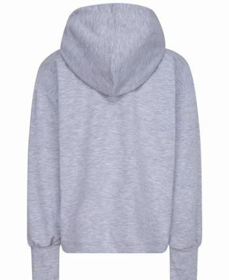 Kids * | Nike Little Girls Dream Chaser Pullover Hoodie Light Smoke Gray Heather