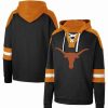 Sports Fan Shop * | Men'S Texas Longhorns Lace-Up 4.0 Pullover Hoodie Black