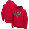 Sports Fan Shop * | Men'S Ball State S Arch And Logo Pullover Hoodie Cardinal