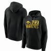 Sports Fan Shop * | Fanatics Men'S Branded Iowa Hawkeyes Favorite Longshot Pullover Hoodie Black