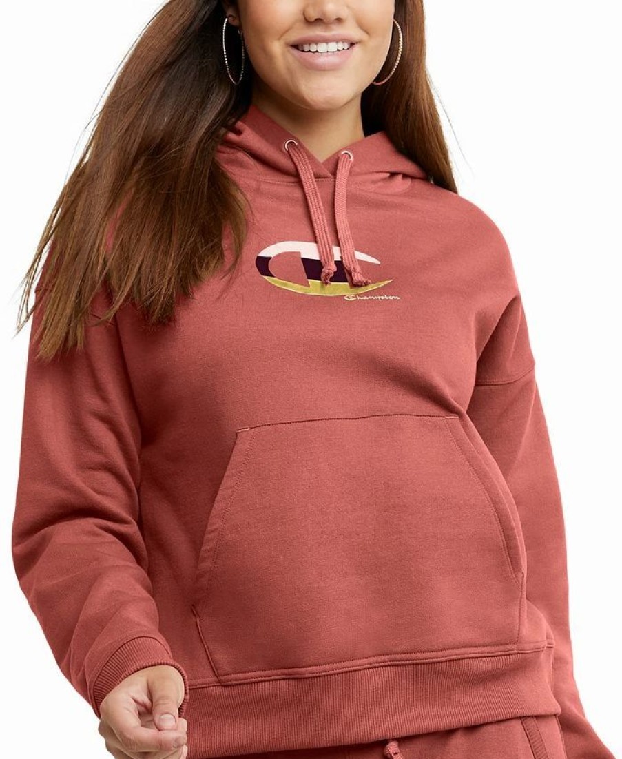 Women * | Champion Women'S Powerblend Fleece Sweatshirt Hoodie