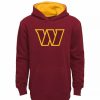 Sports Fan Shop * | Outerstuff Youth Boys Washington Football Team Prime Pullover Hoodie Burgundy