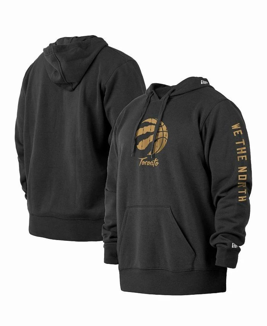 Sports Fan Shop * | New Era Men'S Toronto Raptors 2021/22 City Edition Big And Tall Pullover Hoodie Black