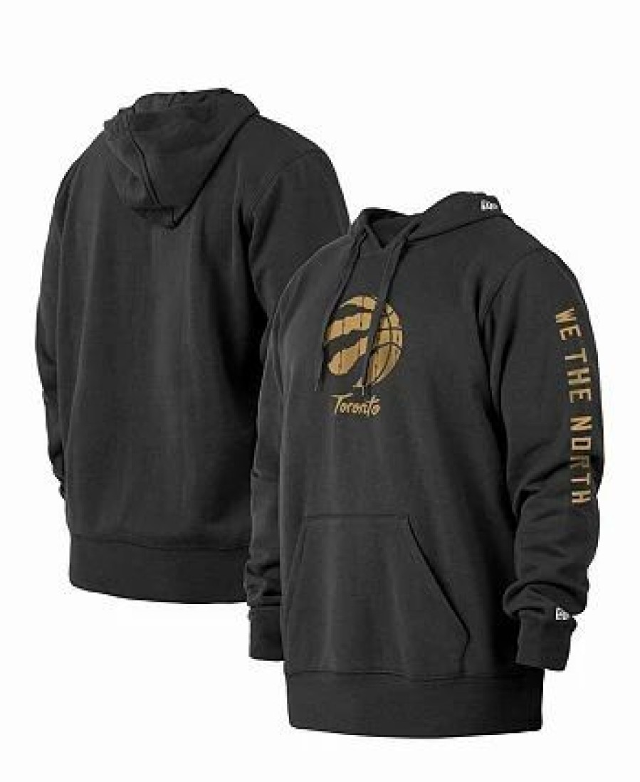 Sports Fan Shop * | New Era Men'S Toronto Raptors 2021/22 City Edition Big And Tall Pullover Hoodie Black