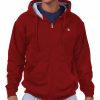 Activewear * | Champion Men'S Big & Tall Zip Hoodie Red