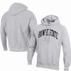 Sports Fan Shop * | Champion Men'S Bowie State Bulldogs Tall Arch Pullover Hoodie Gray