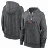 Sports Fan Shop * | Nike Women'S Chicago Bears Team Spirit Gym Vintage-Like Pullover Hoodie Heathered Charcoal