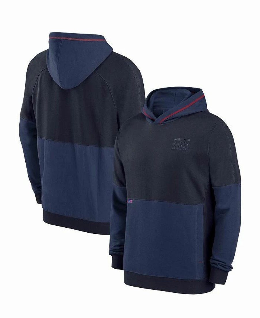 Sports Fan Shop * | Nike Men'S Barcelona Travel Pullover Hoodie Navy