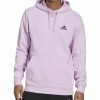 Activewear * | Adidas Men'S Essentials Fleece Logo Hoodie Lilac