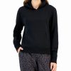 Women * | Women'S Solid Sweatshirt Hoodie, Regular & Petites